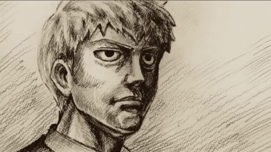 Mob Psycho 100 Arataka Reigen Sketch GIF