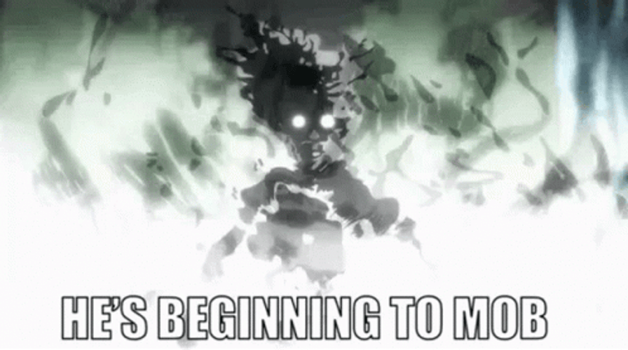 Mob Psycho 100 He's Beginning To Mob GIF