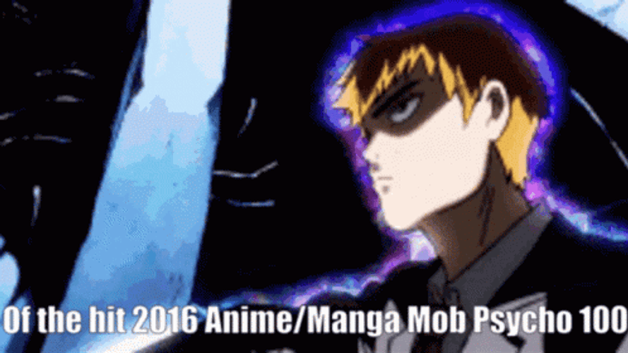 Mob Psycho 100 Hit 2016 Anime Manga GIF