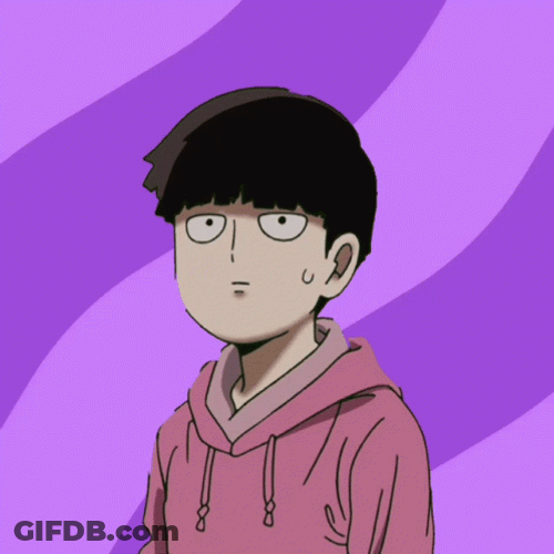 Mob Psycho 100 Kageyama Startled Gaze GIF