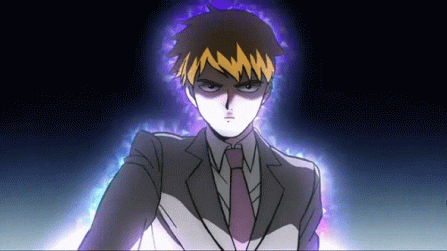 Mob Psycho 100 Reigen Vs Soap Bubbles GIF