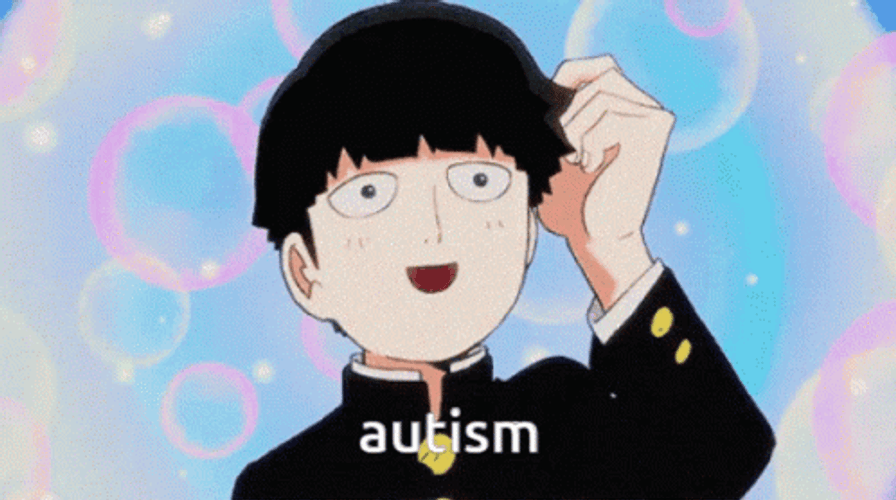 Mob Psycho 100 Shigeo Autism Meme GIF