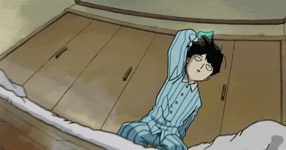 Mob Psycho 100 Shigeo Dimple Hitting GIF