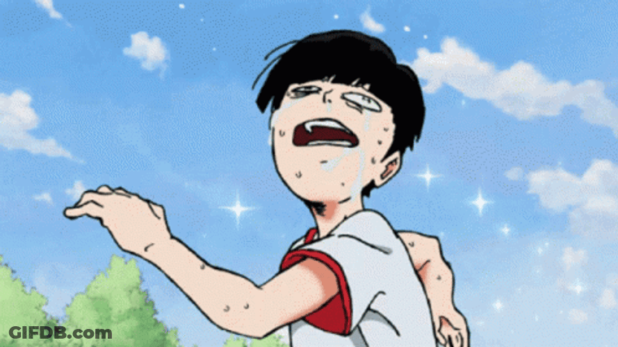 Mob Psycho 100 Shigeo Kageyama Running Tired GIF