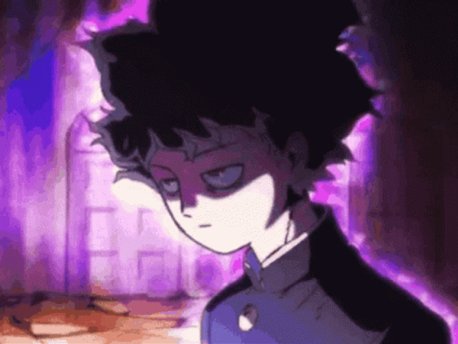 Mob Psycho 100 Shigeo Power Stare GIF