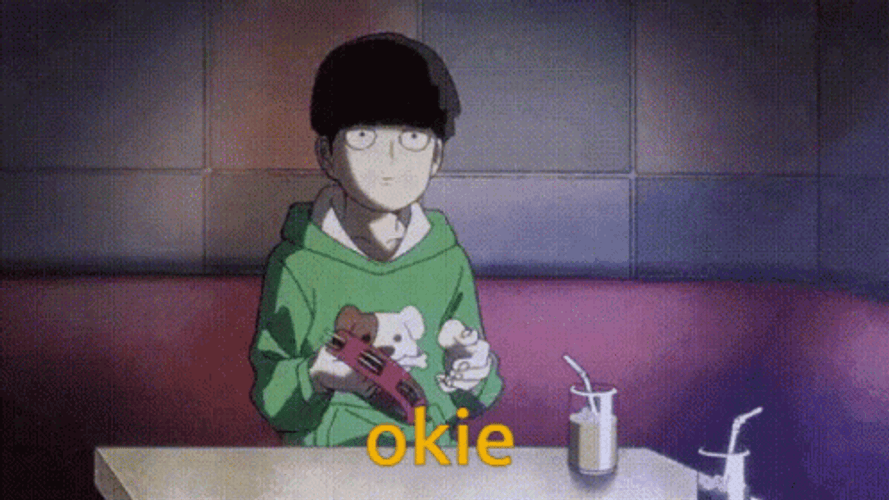 Mob Psycho 100 Shigeo Tambourine Okie GIF