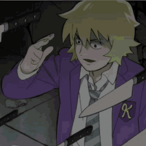 Mob Psycho 100 Teru Knife Fight GIF
