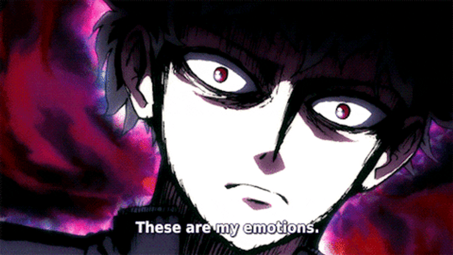 Mob Psycho 100 These Are My Emotions GIF