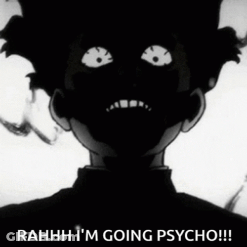 Mob Psycho 100 Transformation Going Psycho GIF