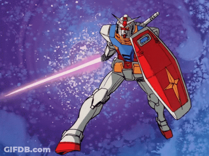 Mobile Suit Gundam Laser Sword GIF
