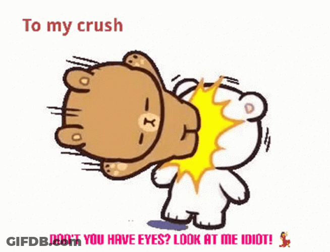 Mocha Bear Flying Kick To His Crush Milk GIF