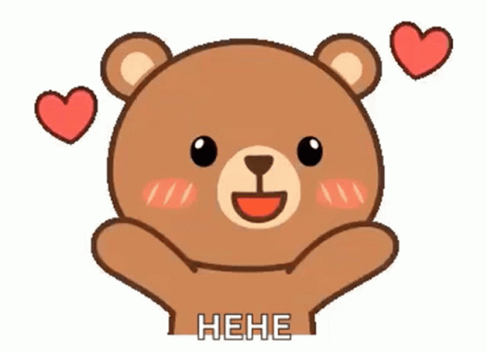 Mocha Bear Hehe GIF