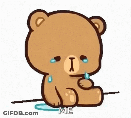 Mocha Crying Wiping Tears Away GIF