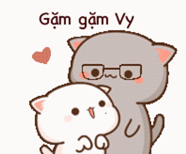 Mochi Cat Biting Ear GIF