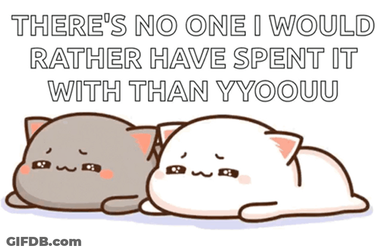 Mochi Cat No One I Would Rather Spent GIF