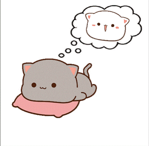 Mochi Cat Thinking Of You GIF