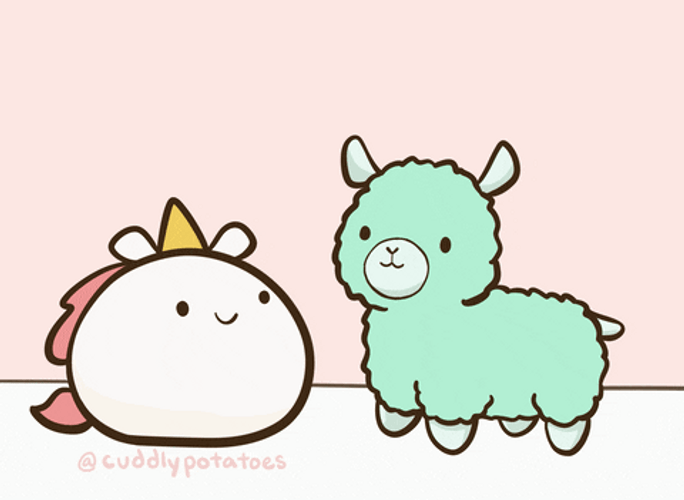 Mochi Lamb Sweet Friend Love GIF