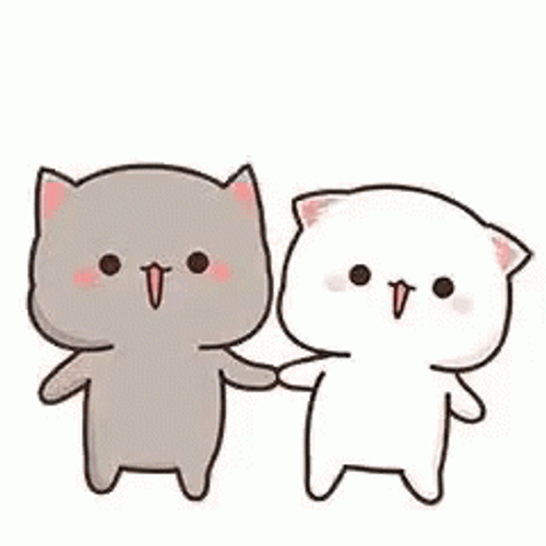 Mochi Love Peach Kissing GIF