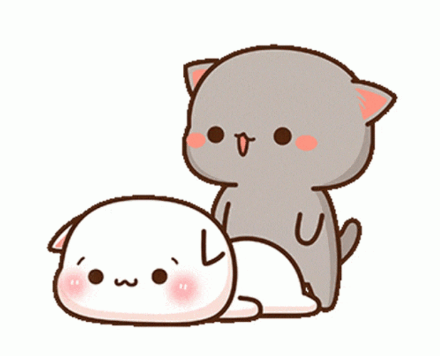 Mochi Mochi Peach Cat GIF