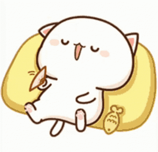 Mochi Relax Couch Time GIF