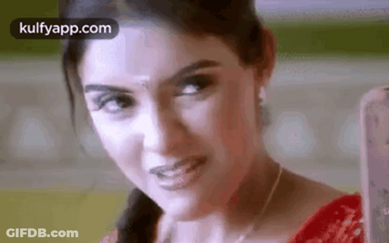 Mocking Asin Sarcasm Kopam Telugu GIF