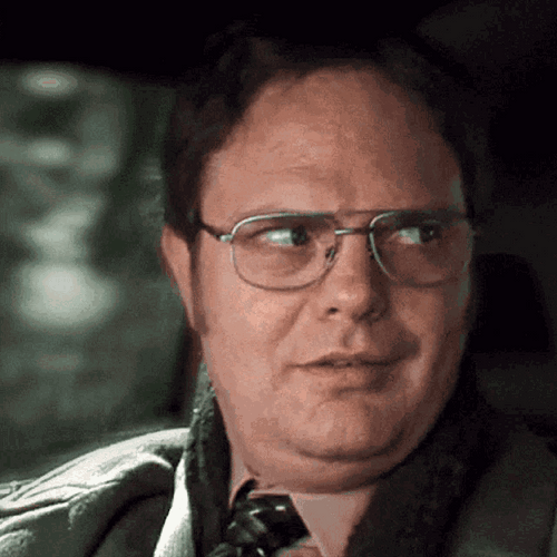 Mocking Eyeroll Sarcasm Dwight Schrute GIF