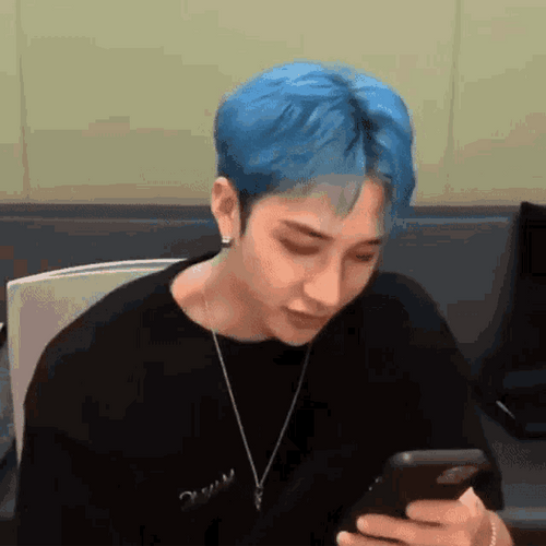 Mocking Look SMH Chan SKZ GIF