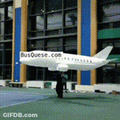 Model Airplane With Busquese.com GIF
