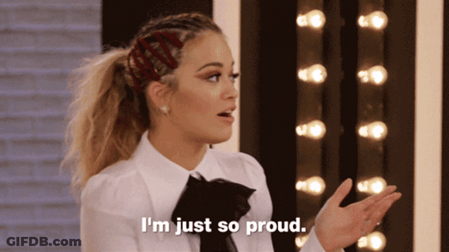 Model Rita Ora Is Proud GIF