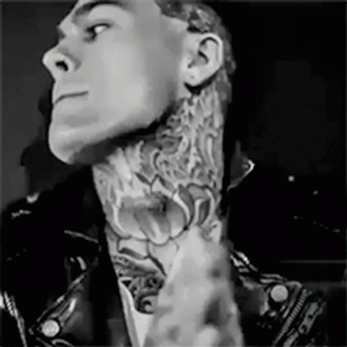 Model Stephen James Tattoo Pose GIF