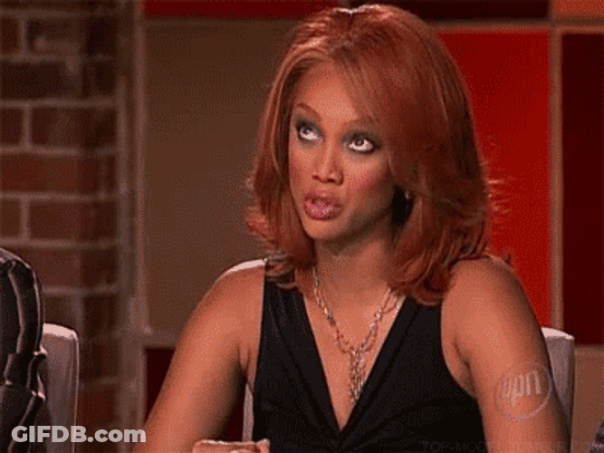 Model Tyra Banks Funny Face GIF