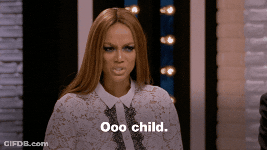 Modelo Tyra Banks Oooh Child GIF