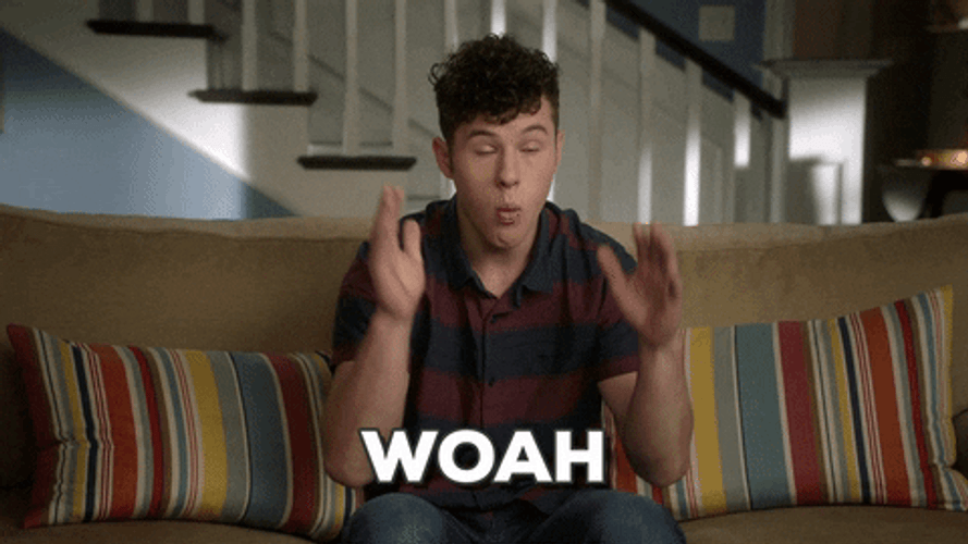Modern Family Luke Shocked Woah GIF