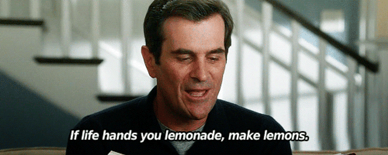 Modern Family Phil Make Lemons GIF