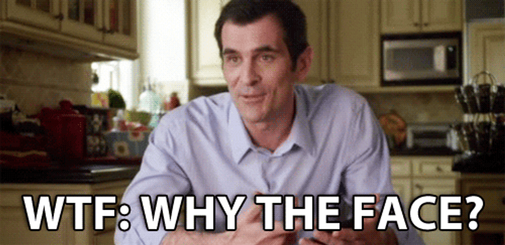 Modern Family WTF Why The Face GIF