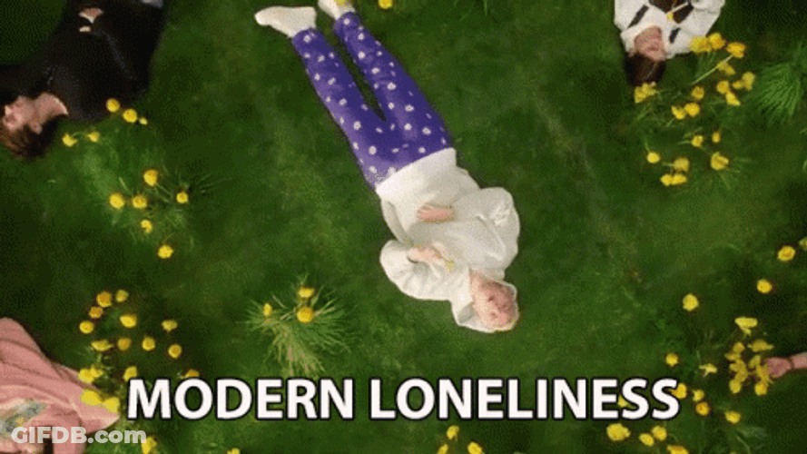 Modern Loneliness Lauv Lying Down GIF