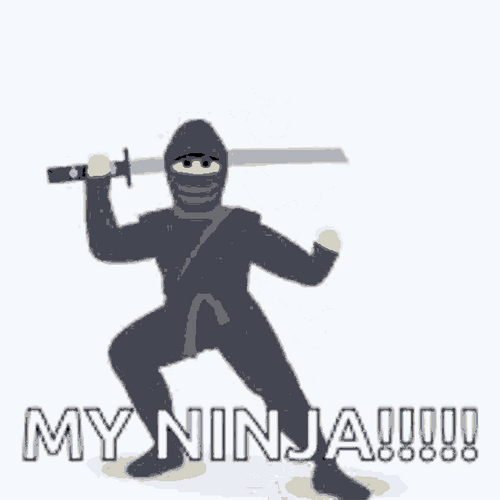 Modern Ninja My Ninja Vanish Mode GIF