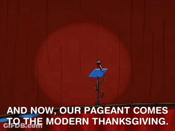 Modern Thanksgiving Family Gathering GIF