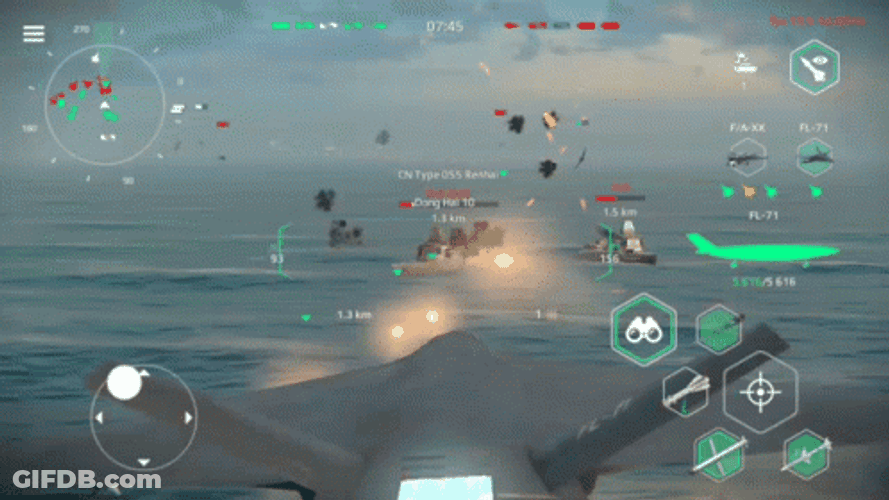 Modern Warships Fighter Aircraft GIF