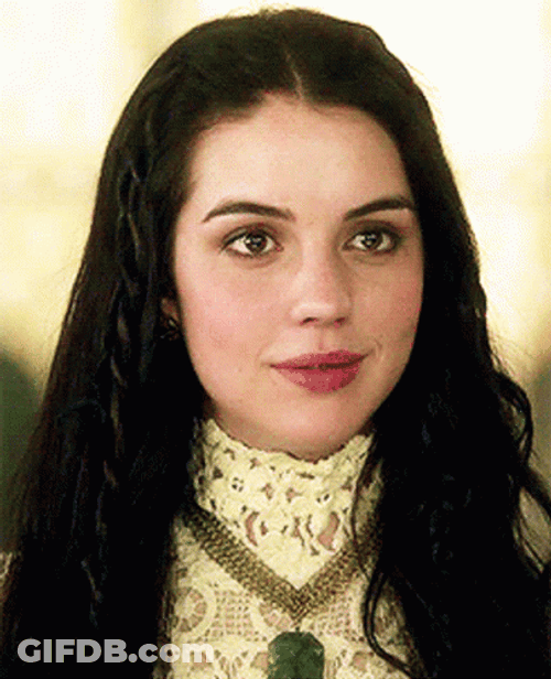 Modest Adelaide Kane Calm Facial Expression GIF