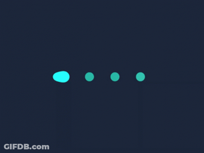 Modest Dark Blue Green Loading Screen GIF