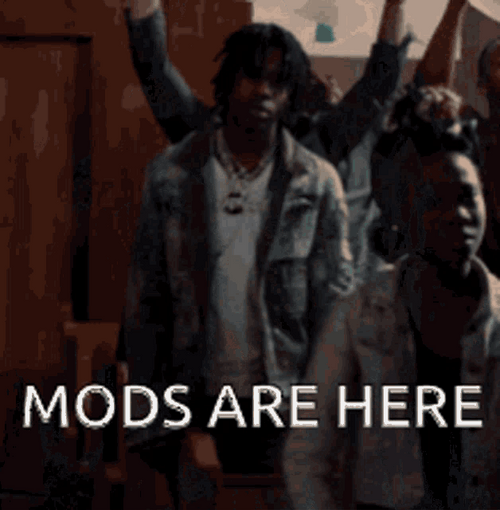 Mods Are Here SMH GIF