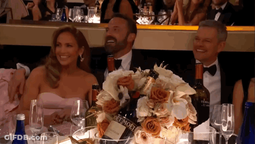 Moet Champagne Bottle With Flowers GIF