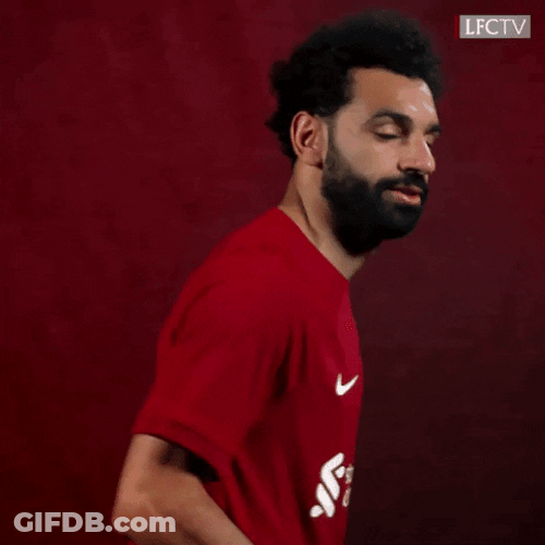 Mohamed Salah Cleaning Palm GIF