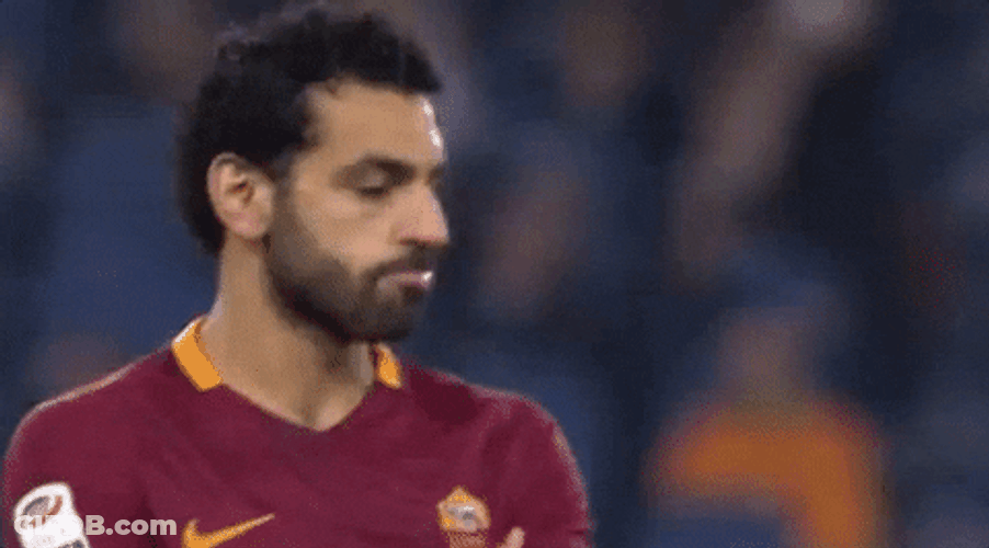 Mohamed Salah Pouting GIF