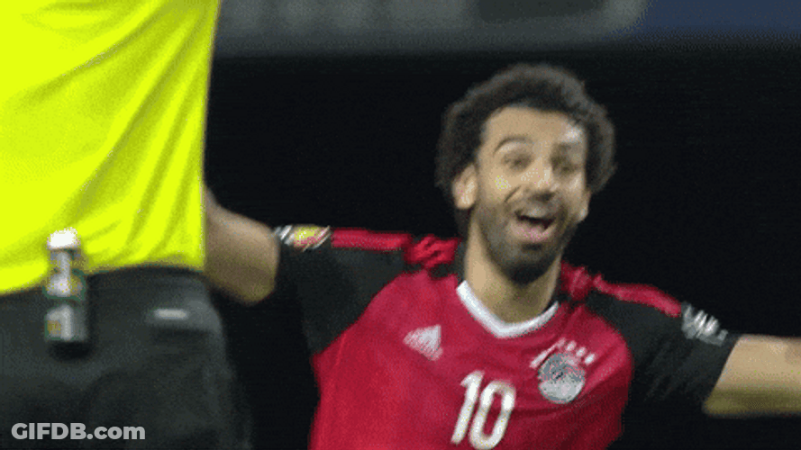Mohamed Salah Running Around The Field GIF