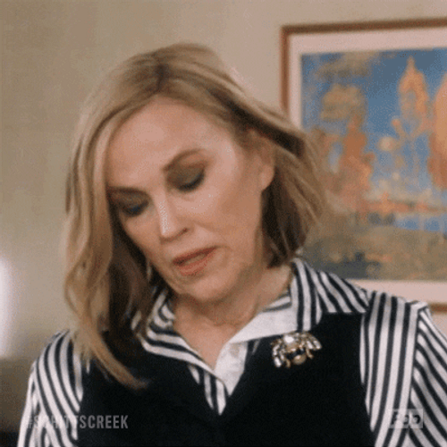 Moira Rose Cringe GIF