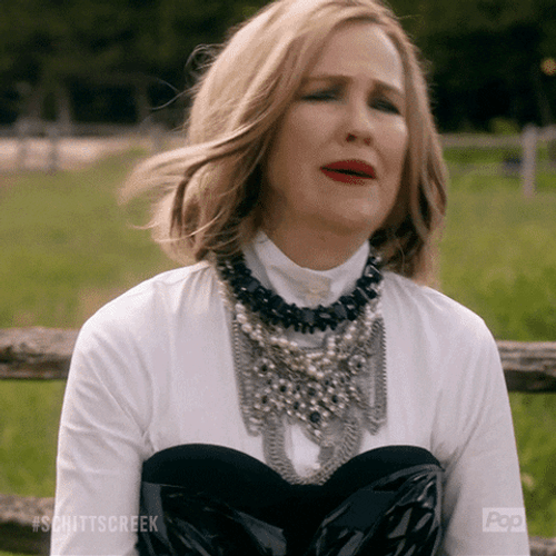 Moira Rose Talk Now GIF