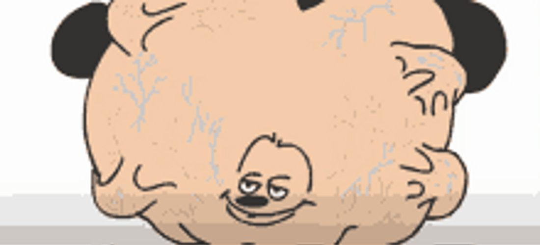 Mokey Mouse With Big Brain GIF