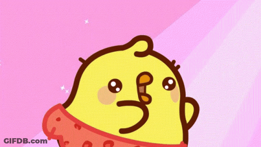 Molang And Piu Piu Having Fun GIF